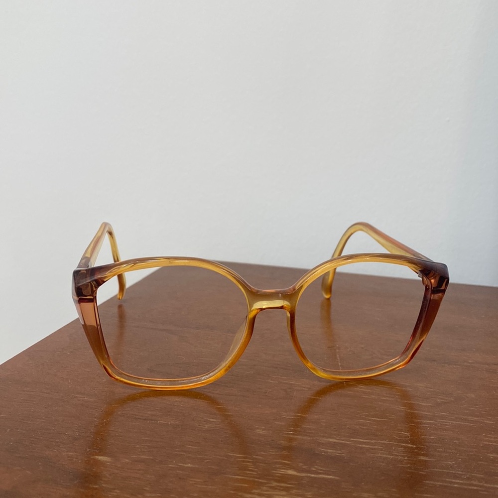 Vintage Christian Dior Amber Eyeglass Frames